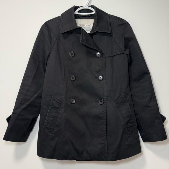 Coach Black Double-Breasted Blazer size S - Picture 3 of 9